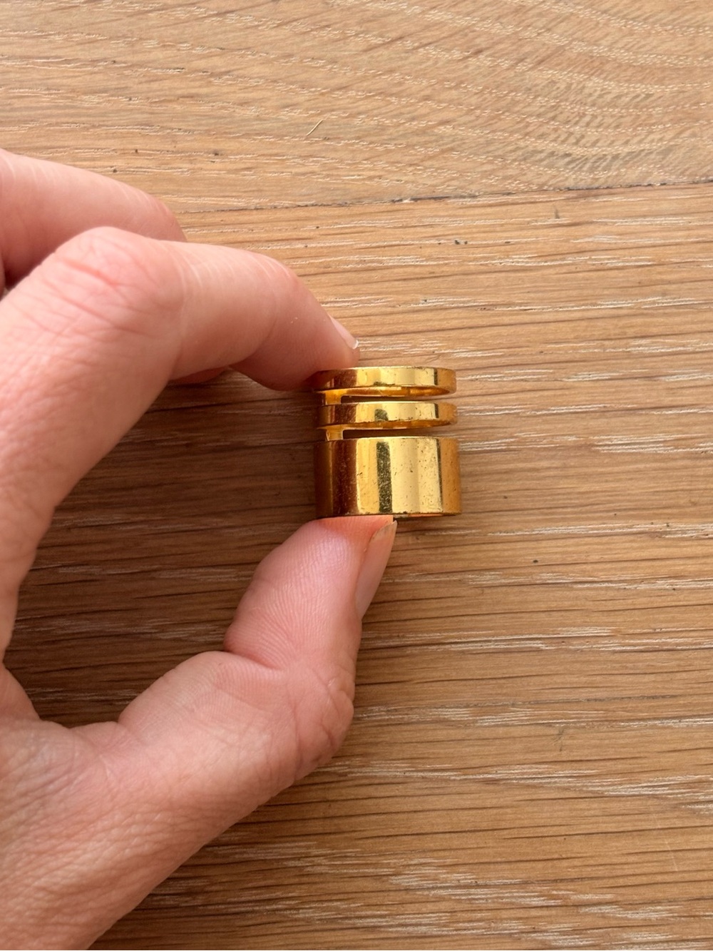 Minimal 14k Gold Dipped Ring